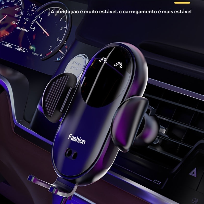 Suporte de carro com carregador sem fio - Indução