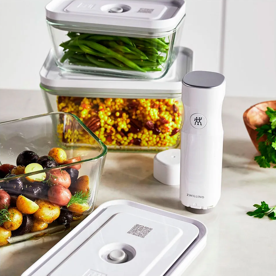 Kit 12 Potes Herméticos Zwilling + Bomba a Vácuo de Brinde