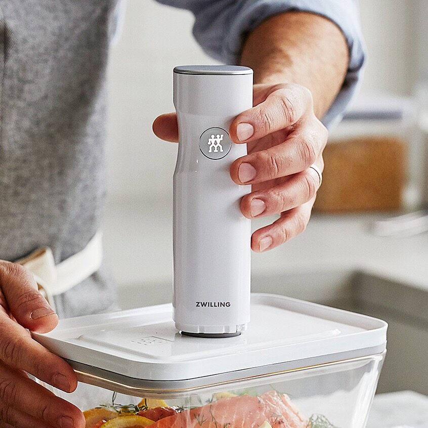 Kit 12 Potes Herméticos Zwilling + Bomba a Vácuo de Brinde