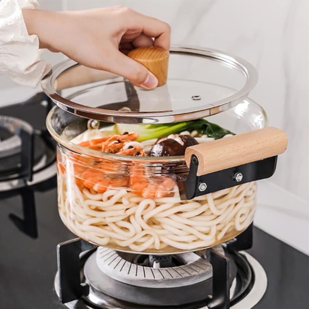 Panela de Vidro Resistente ao Calor