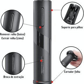 Abridor de Vinho Elétrico Automático