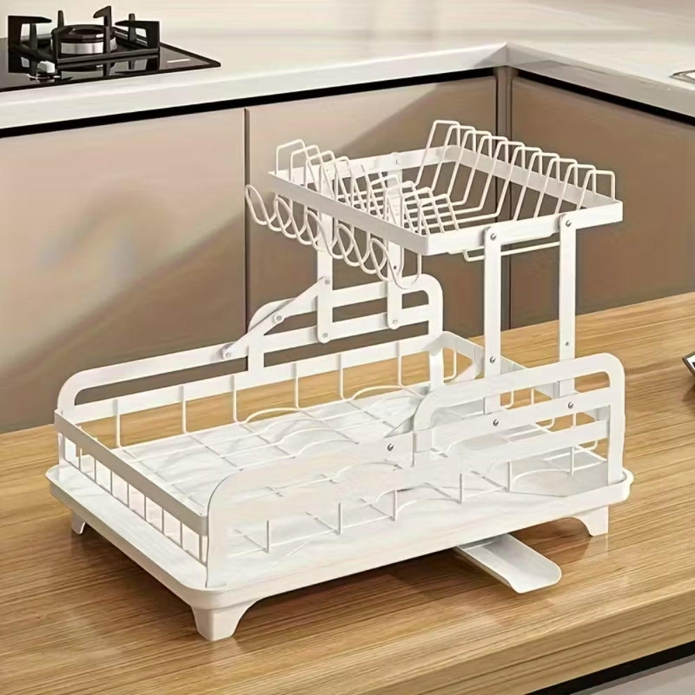 Escorredor Dobrável 2 Andares C/ Drenagem