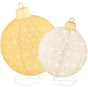 Conjunto Esferas de Enfeites de Natal com Micro Leds 2025