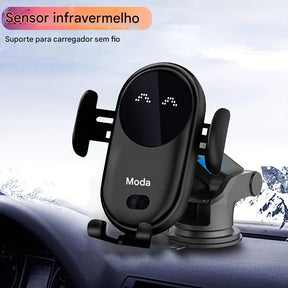 Suporte de carro com carregador sem fio - Indução