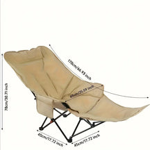 ( COMPRE 1 E LEVE 2 ) Cadeira de Camping Portátil Ajustável e Dobrável