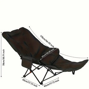 ( COMPRE 1 E LEVE 2 ) Cadeira de Camping Portátil Ajustável e Dobrável