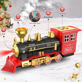 Trem Elétrico Circulatório Para Árvore de Natal